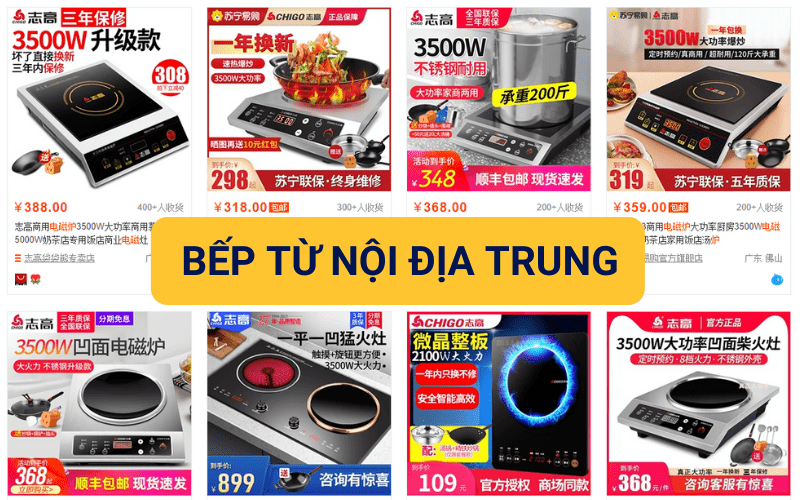 Nguồn hàng bếp từ Trung Quốc chất lượng bạn không thể bỏ qua