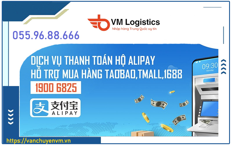 Dịch vụ thanh toán hộ Alipay hỗ trợ mua hàng Taobao Tmall 1688, Mua tệ nạp vào ví Alipay