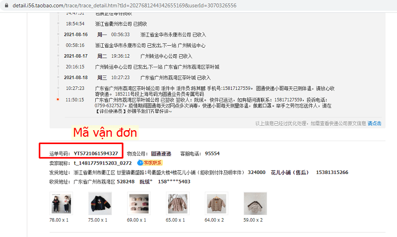 Hướng dẫn Cách tra cứu mã vận đơn Taobao chính xác nhất