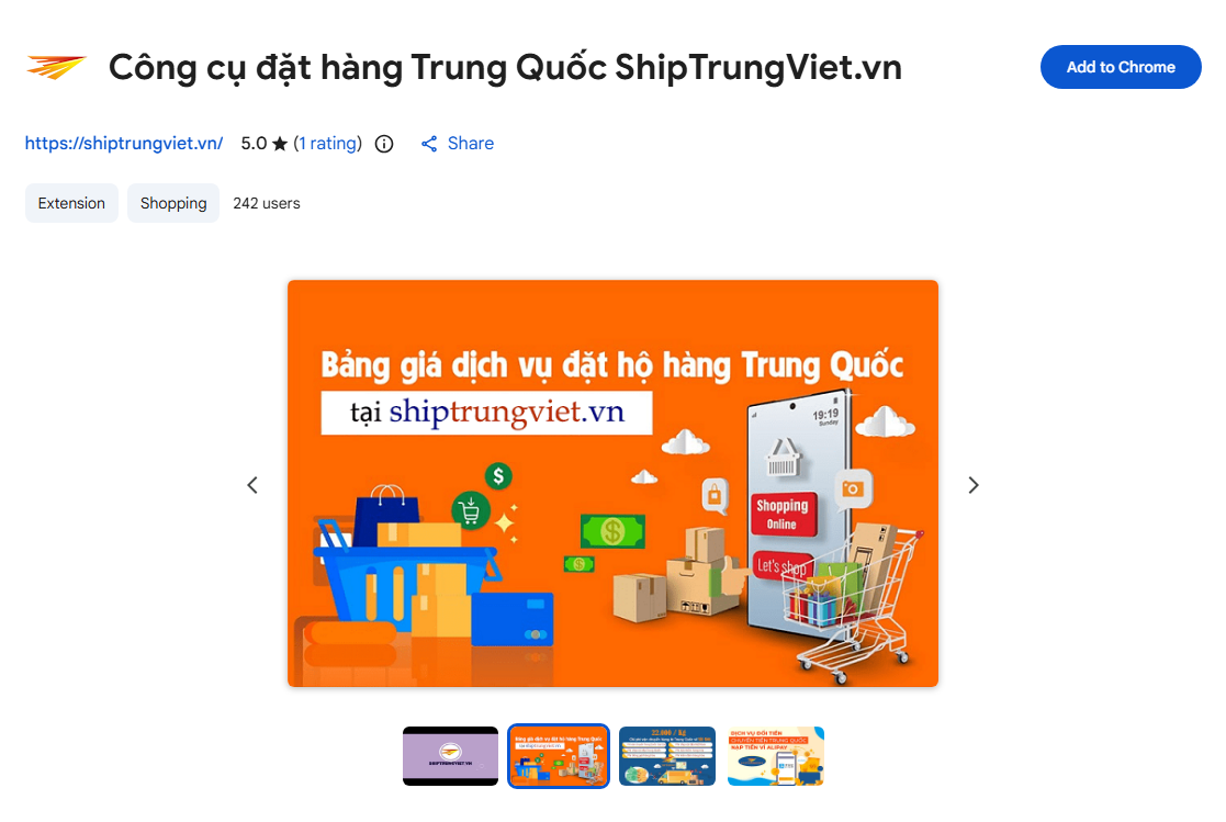 Cách cài đặt và sử dụng công cụ đặt hàng Taobao trên Chrome/Cốc Cốc: Bí quyết nhập hàng 4.0