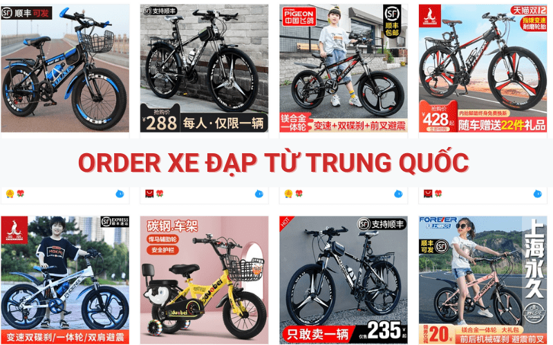 Nguồn hàng nhập sỉ xe đạp Trung Quốc giá rẻ tận gốc