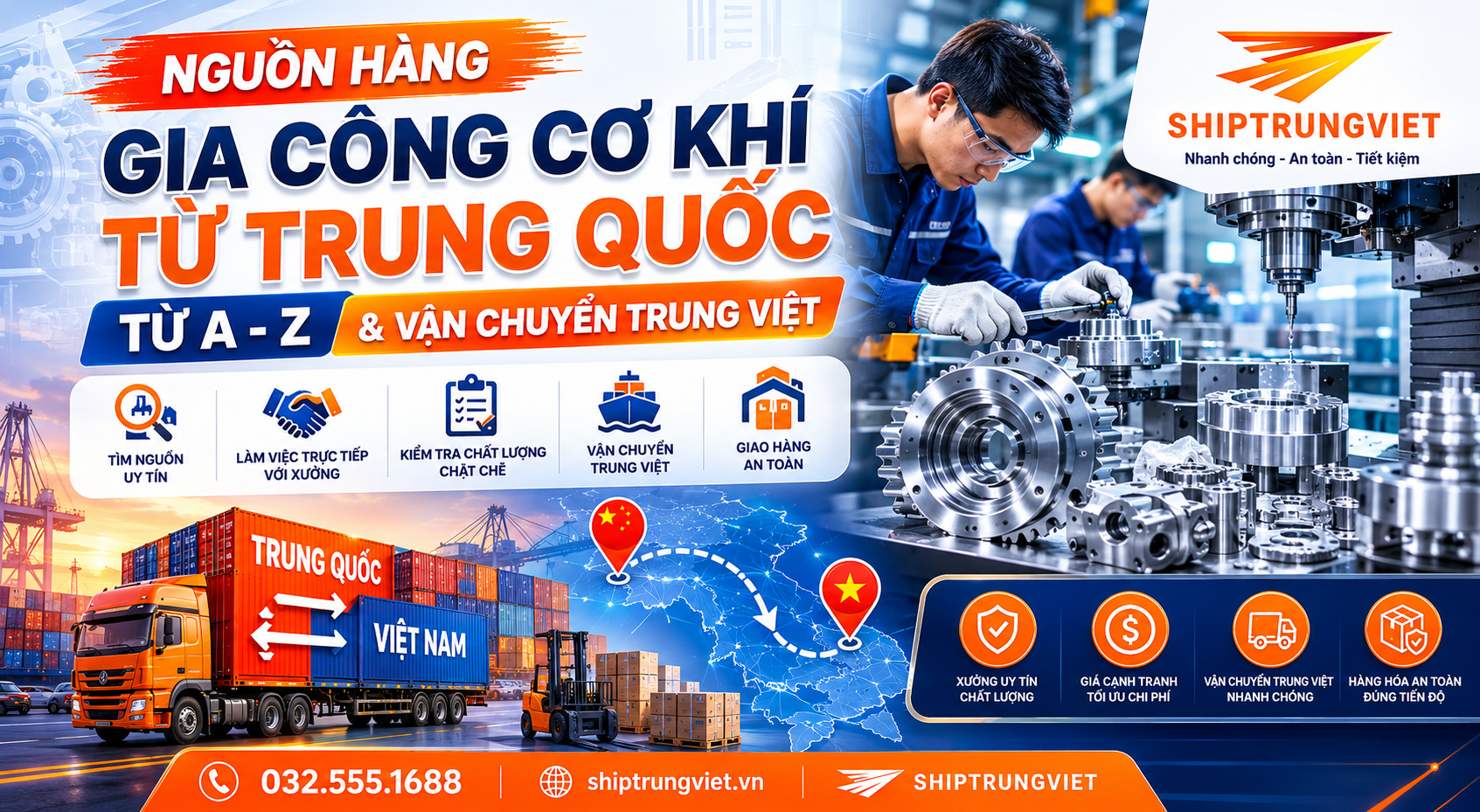 Kinh Nghiệm Tìm Nguồn Hàng Gia Công Cơ Khí Từ Trung Quốc Từ A - Z Và Tuyến Vận Chuyển Trung Việt Tối Ưu Kinh Nghiệm Tìm Nguồn Hàng Gia Công Cơ Khí Từ Trung Quốc Từ A - Z Và Tuyến Vận Chuyển Trung Việt Tối Ưu