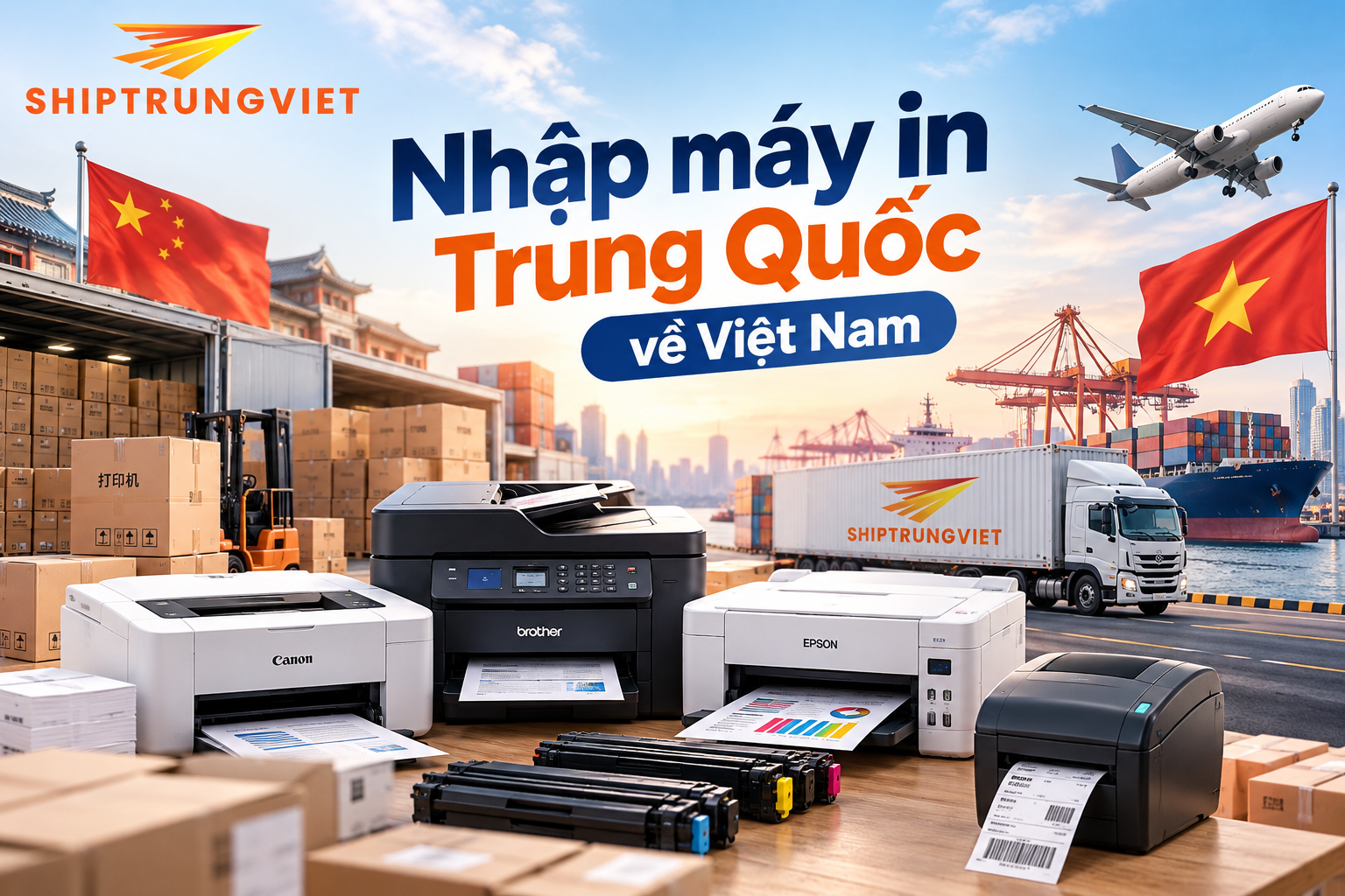 Nhập máy in Trung Quốc về Việt Nam: Nguồn hàng và kinh nghiệm nhập khẩu Nhập máy in Trung Quốc về Việt Nam: Nguồn hàng và kinh nghiệm nhập khẩu