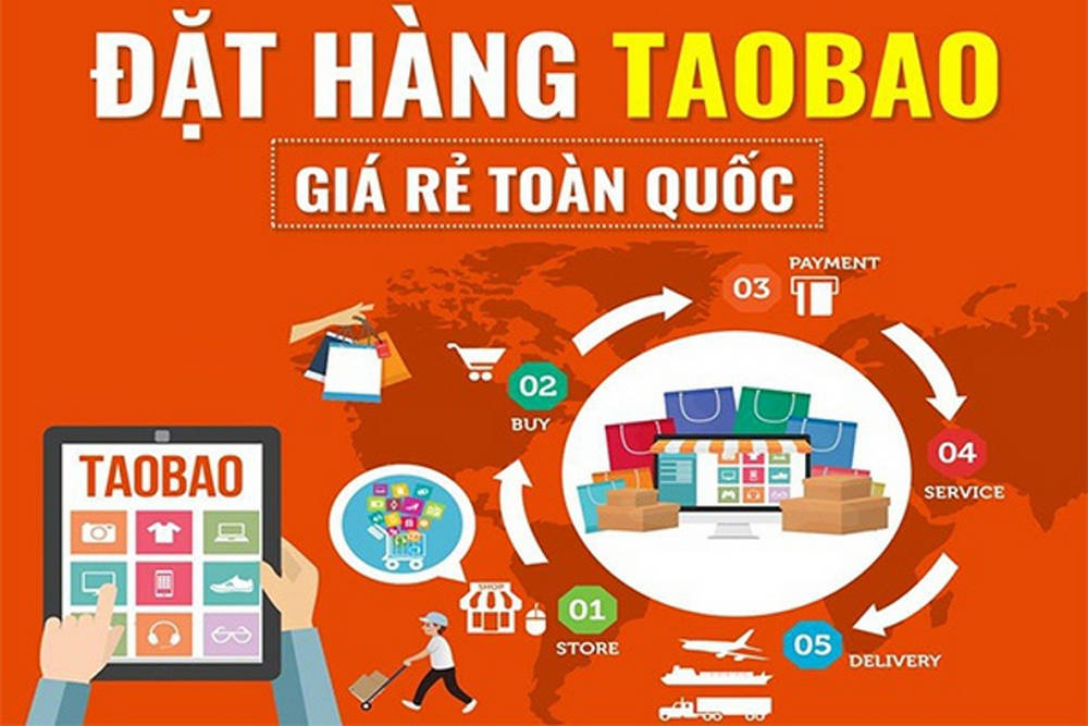 Dịch vụ đặt mua hộ hàng Taobao về Việt Nam - Miễn phí dịch vụ order mua hộ hàng Taobao