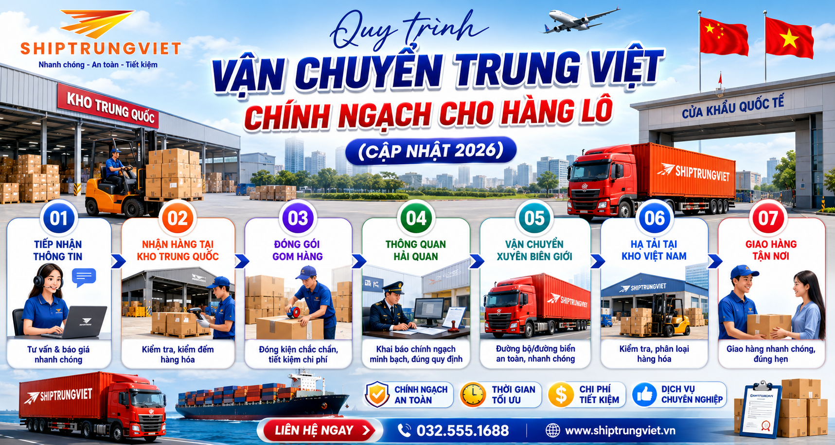 Bí quyết vận chuyển hàng lô Trung Quốc giá rẻ: Tối ưu 30% chi phí vận chuyển Trung Việt 2026 Bí quyết vận chuyển hàng lô Trung Quốc giá rẻ: Tối ưu 30% chi phí vận chuyển Trung Việt 2026